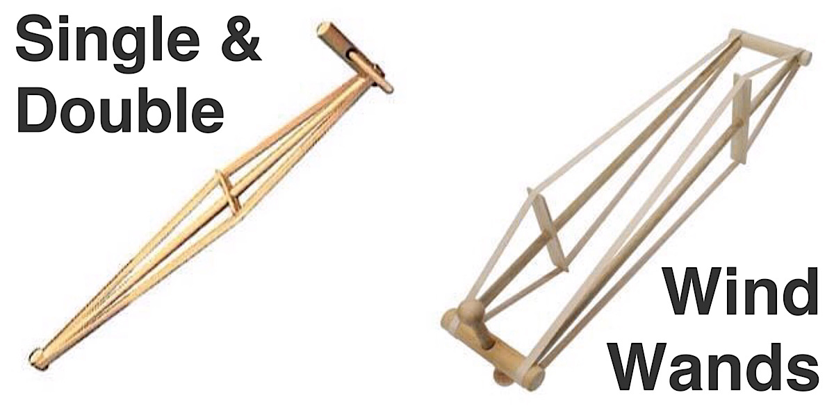 Single and Double Wind Wands
