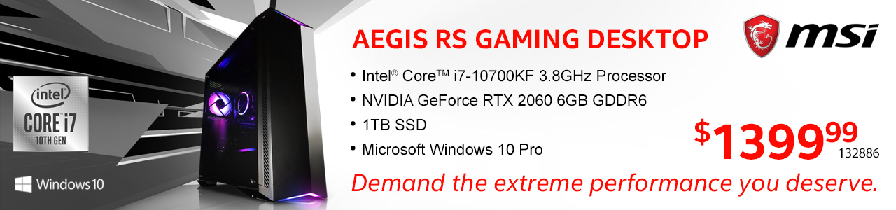AEGIS RS Gaming Desktop - Shop Now