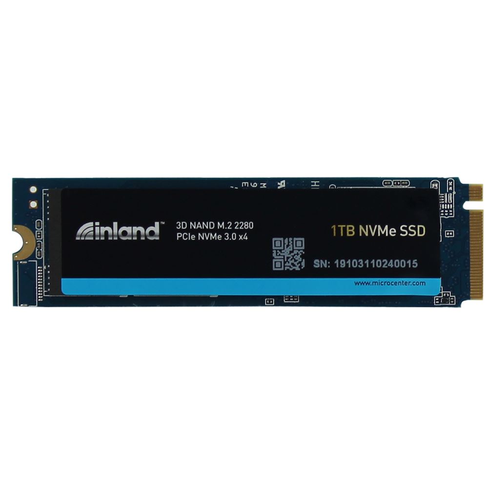Inland Professional 1TB SSD 3D TLC NAND PCIe Gen 3 x4 NVMe M.2 Internal Solid State Drive