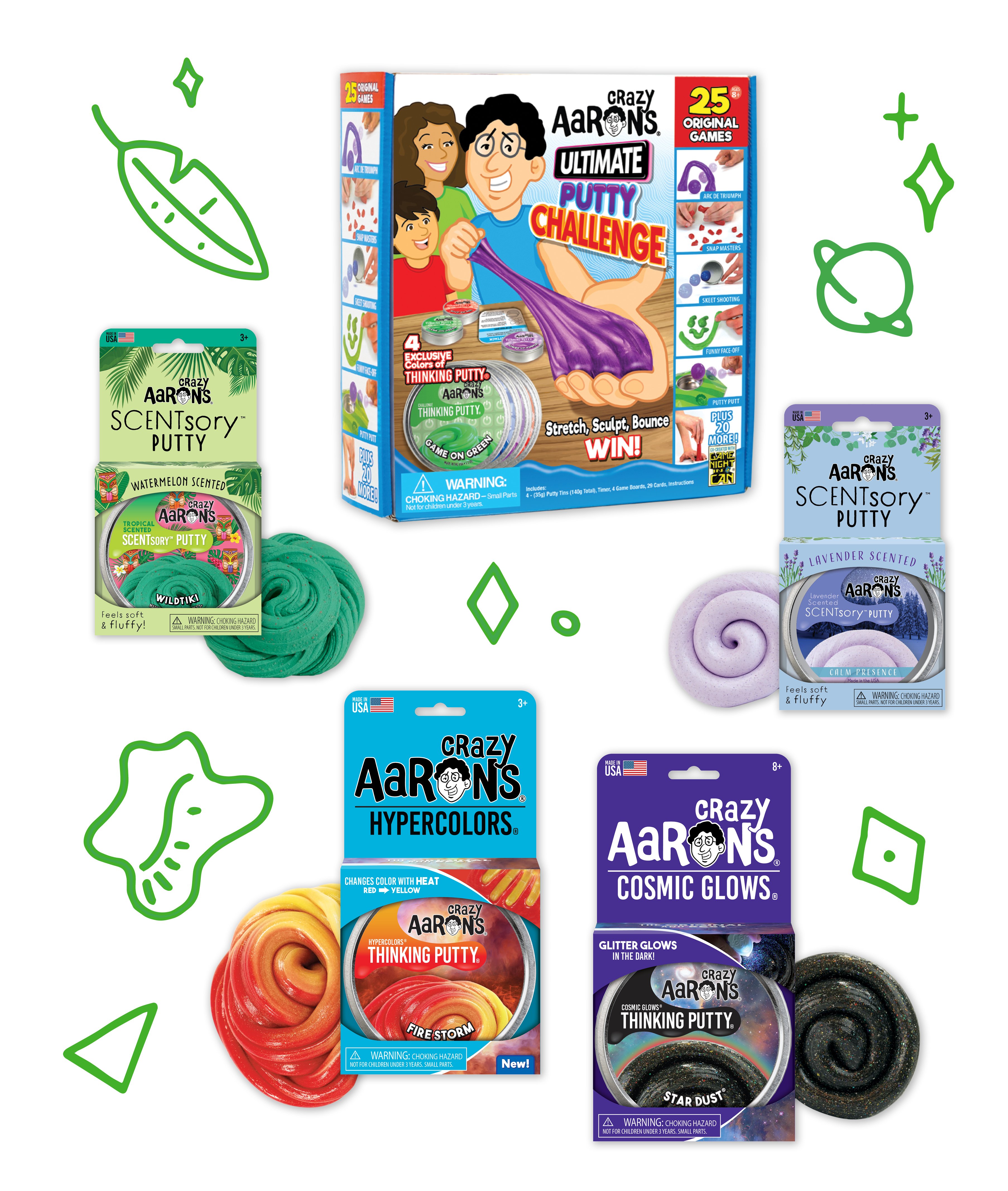 Forces of Nature | Thinking Putty Bundle
