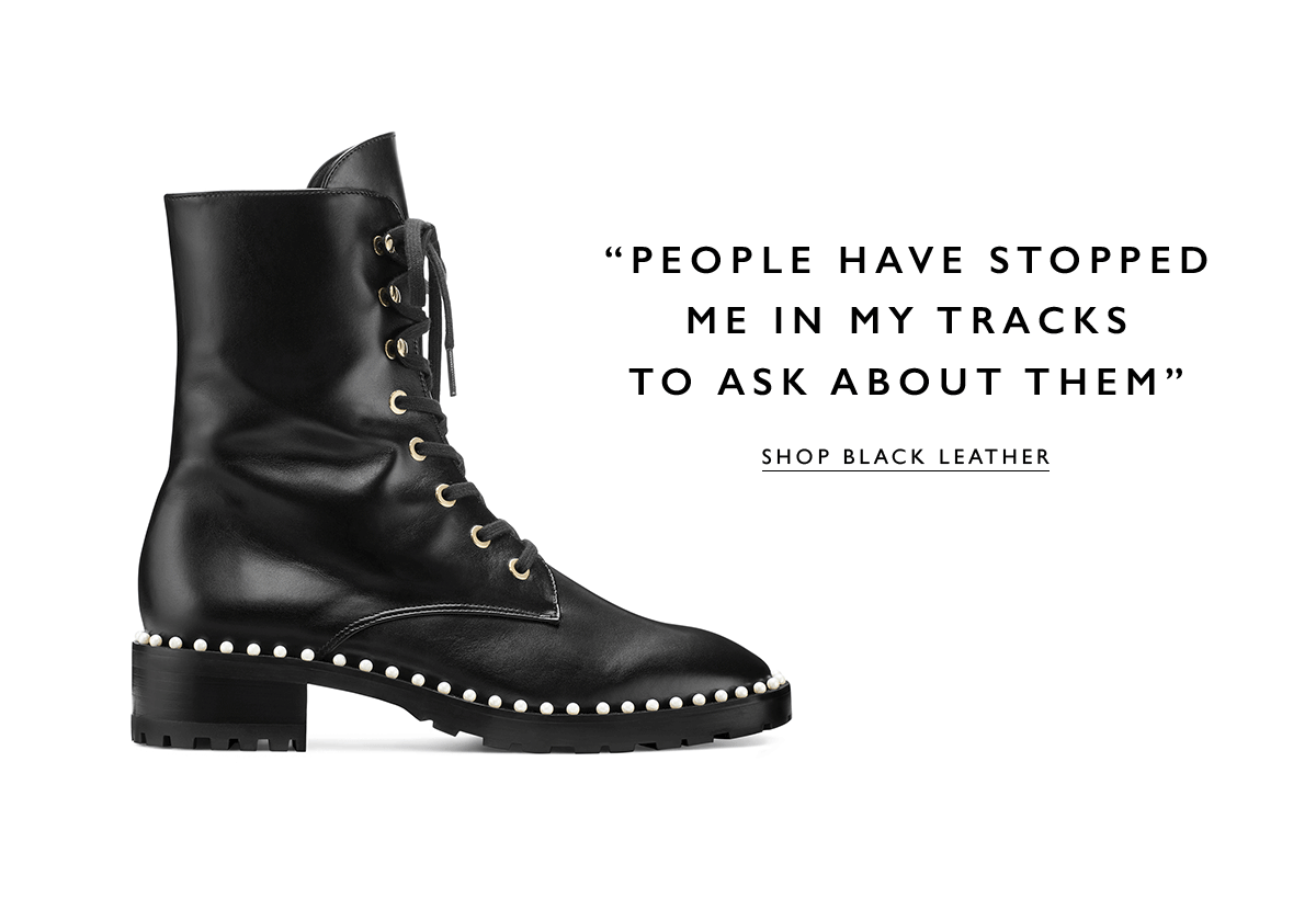People have stopped me in my tracks to ask about them. Shop Black Leather