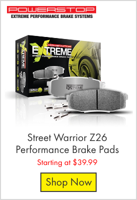 Power Stop Street Warrior Z26 Performance Brake Pads - Starting at $39.99