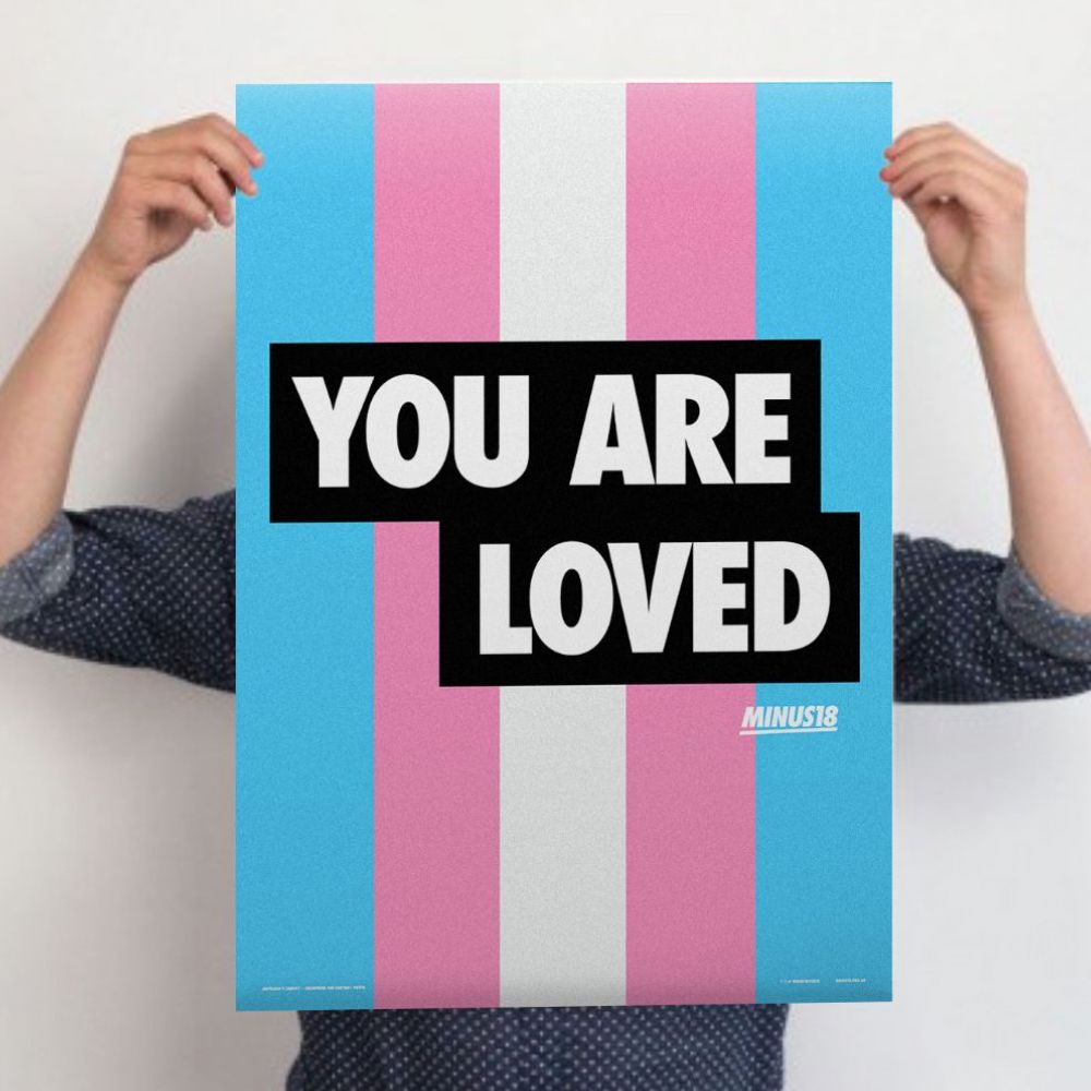You are loved poster