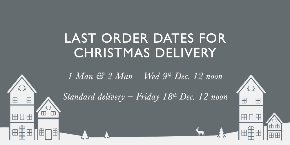 Last order dates for Christmas delivery