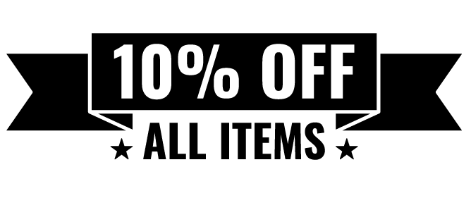Extra 10% off all items for being an email subscriber!
