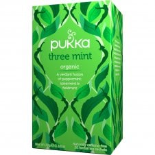 Organic Three Mint Tea Bags 20x