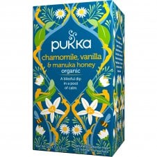 Organic Chamomile, Vanilla & Manuka Honey Tea Bags 20x