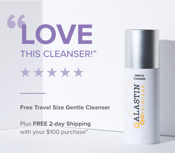 FREE TRAVEL SIZE GENTLE CLEANSER