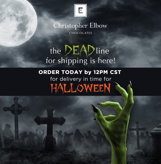 Deadline for delivery in time for Halloween