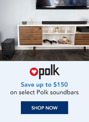 Save up to $150 on select Polk soundbars