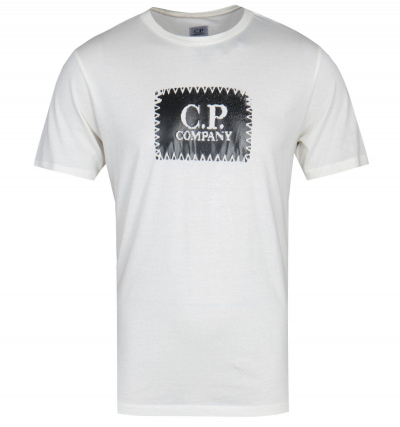 CP Company Large Logo White T-Shirt