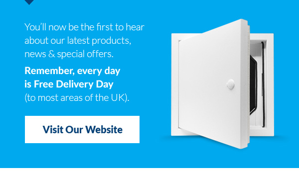 Youll now be the first to hear about our latest products, news & special offers. Remember, every day is Free Delivery Day (to most areas of the UK).