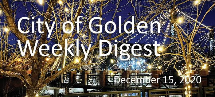 Weekly Digest December 15 2020