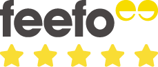5 Star Feefo Rating