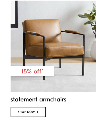 statement armchairs
