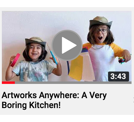 Thumbnail of YouTube Video: Artworks Anwhere: A Very Boring Kitchen!