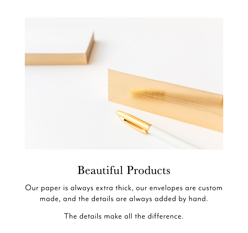 the details make a difference in our paper products 