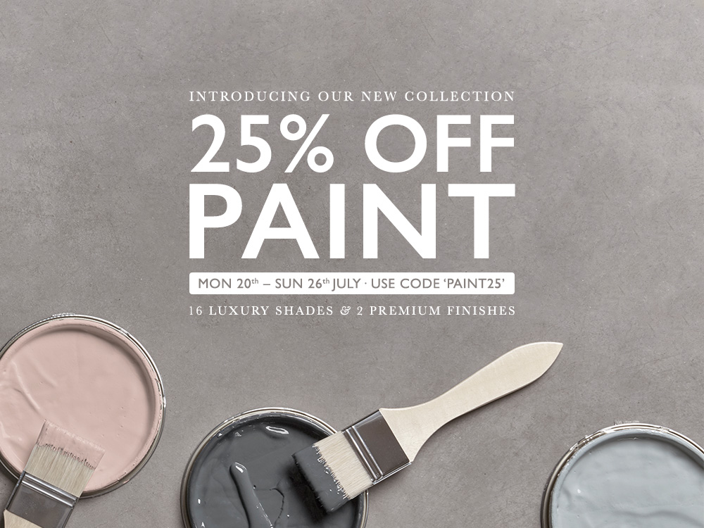 25% off our new Paint Collection