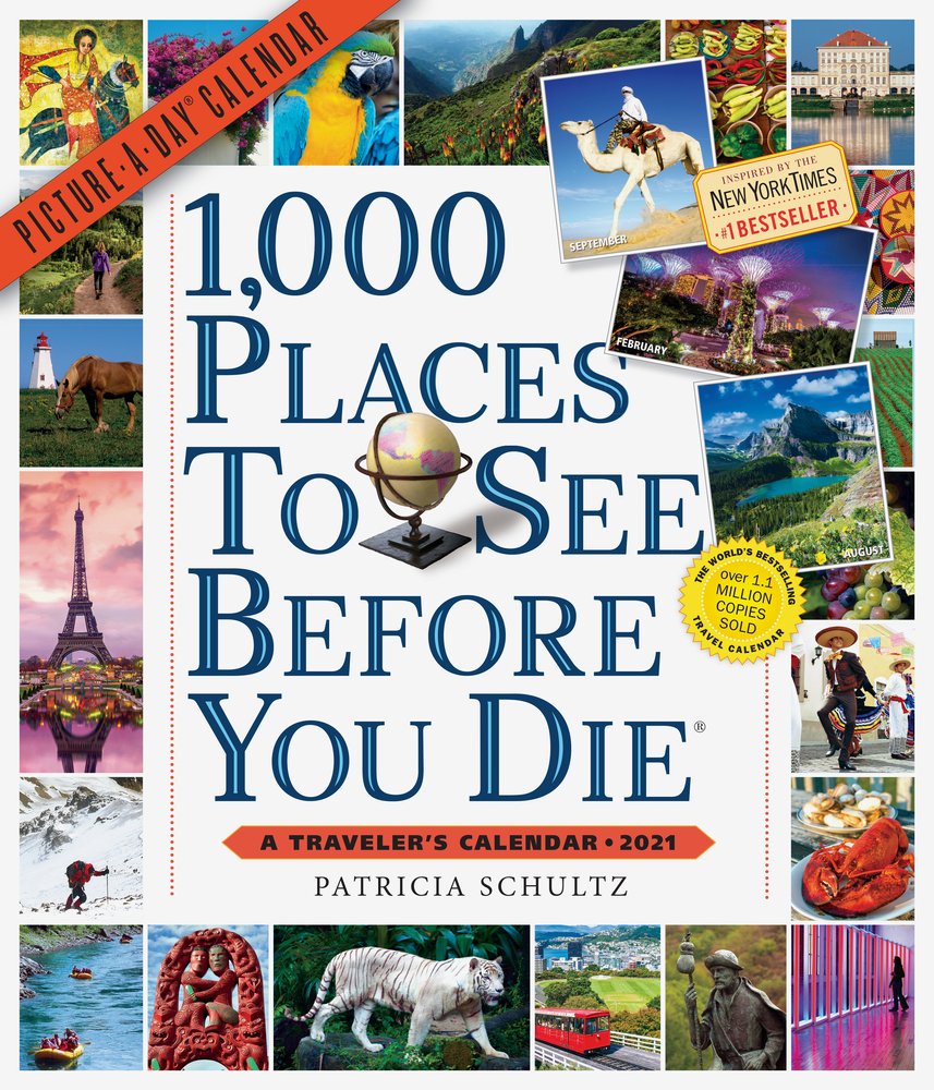 1,000 Places to See Before You Die Picture-A-Day Wall Calendar