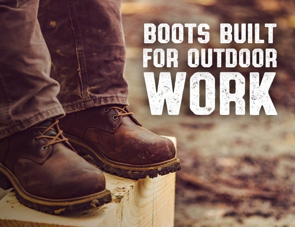 Boots built for outdoor work. Shop Hador.