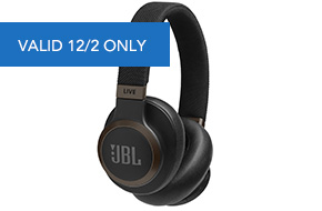 Shop JBL LIVE 650BTNC Black Wireless Over-Ear NC Headphones