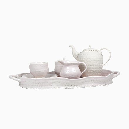 Image of Porcelain Tea Set for One by Toni De Jesus