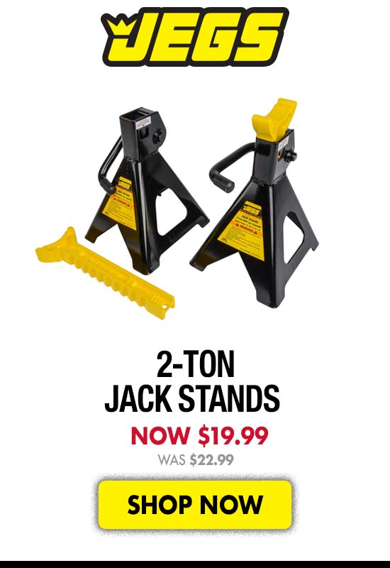 JEGS 2-Ton Jack Stands - Now 19.99 Was 22.99