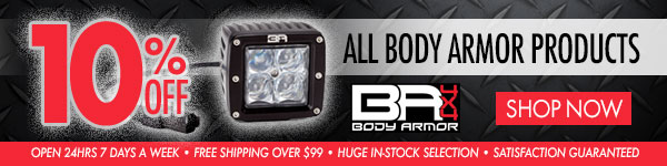 Save 10% on All Body Armor Products