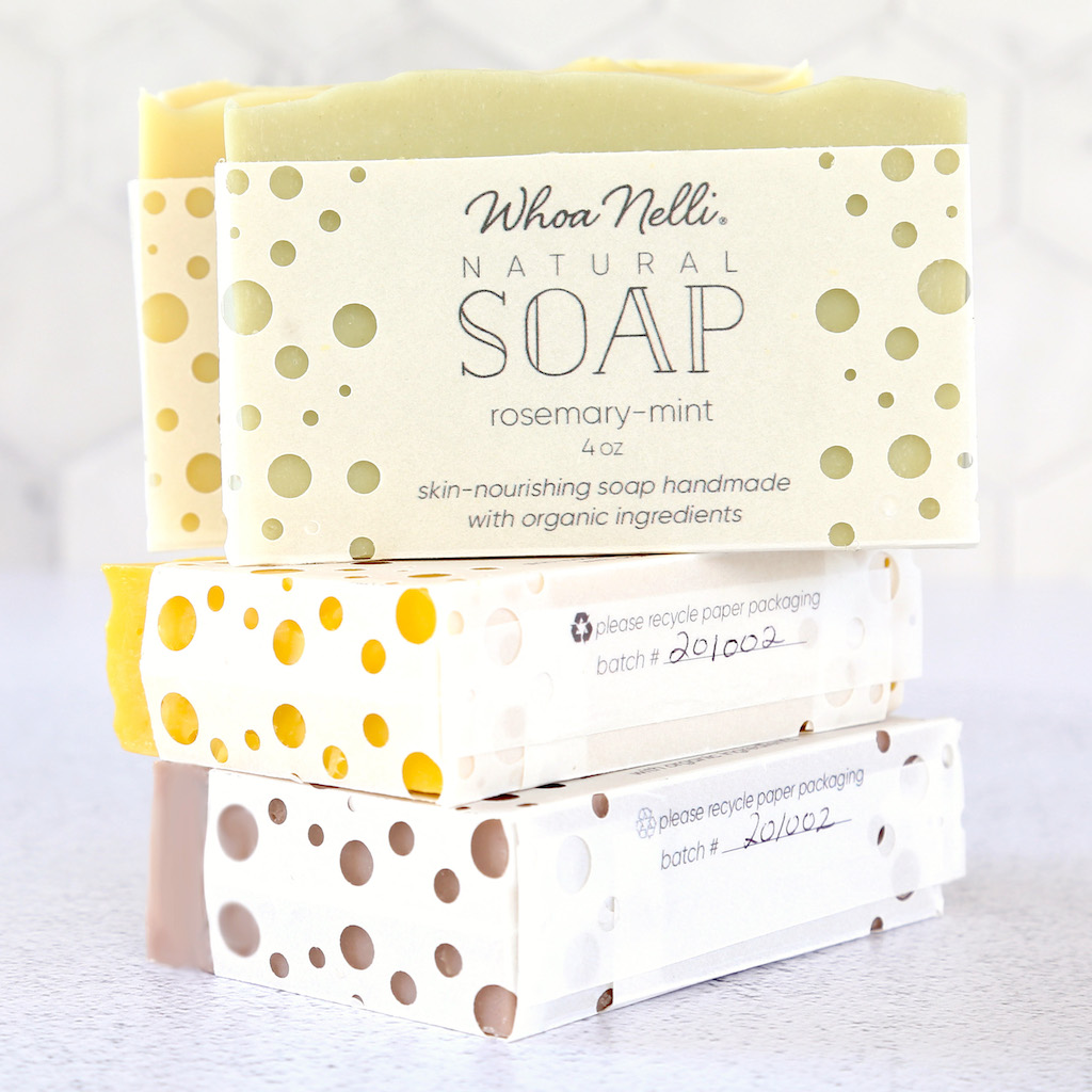 soap made with organic ingredients by Whoa Nelli