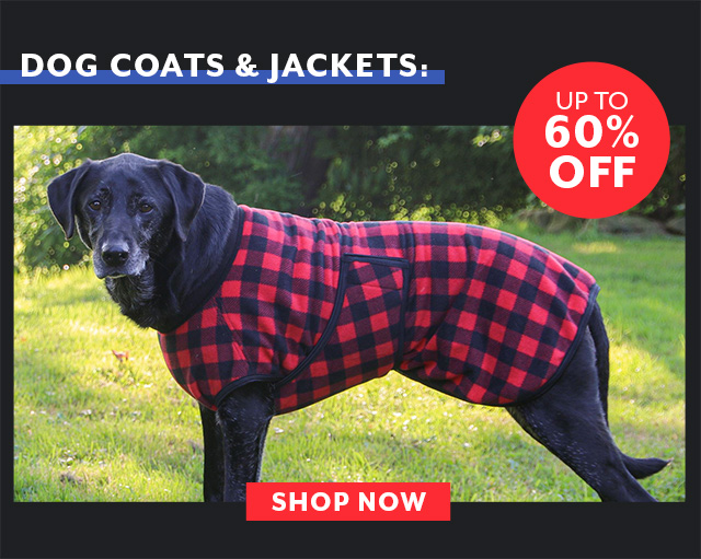 Up to 60% off Dog Coats