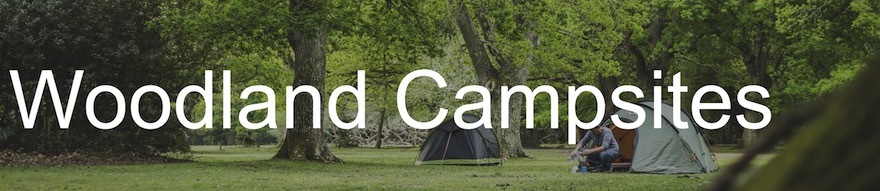 Woodland campsites