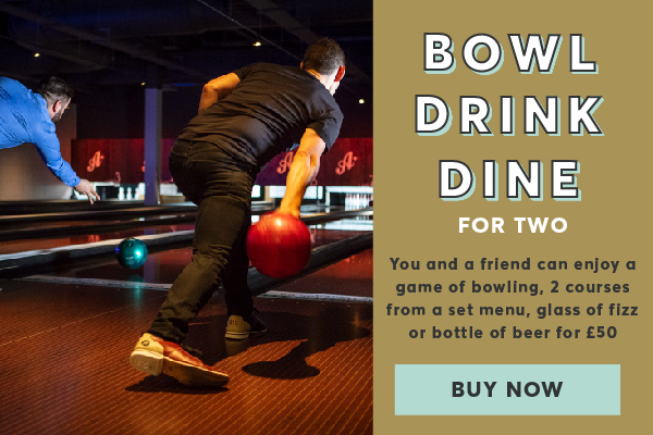 Bowl, Drink & Dine special gifting experience for 2