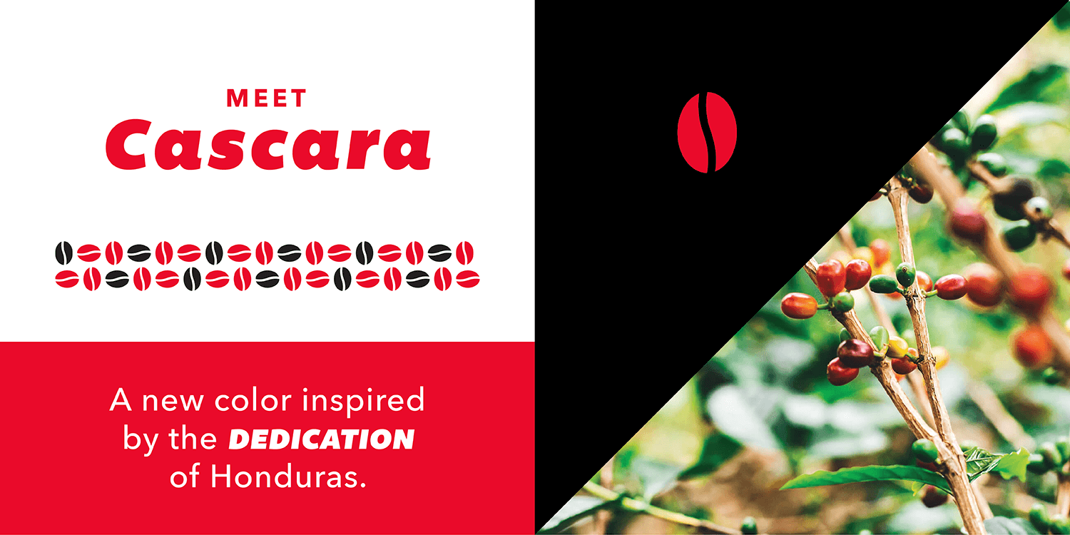 Meet Cascara, a new color inspired by the dedication of Honduras.