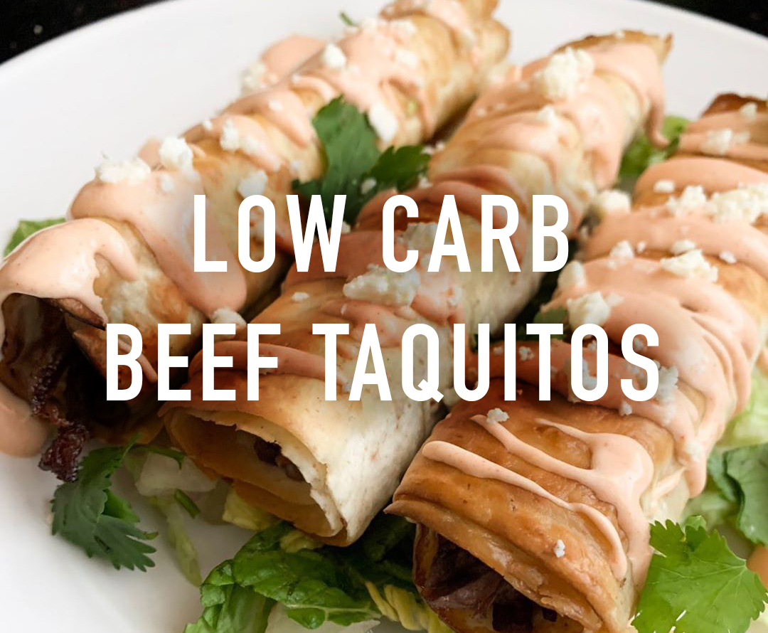 Low Carb Beef Taquitos
