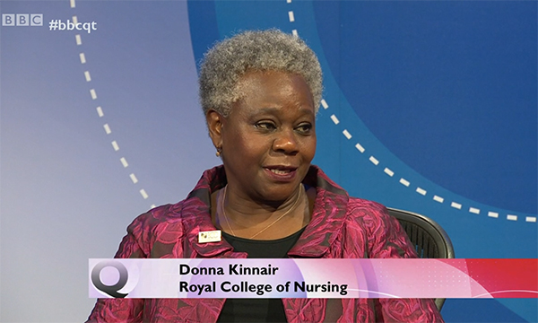 Access to adequate PPE 'still patchy' for nurses, RCN head tells Question Time