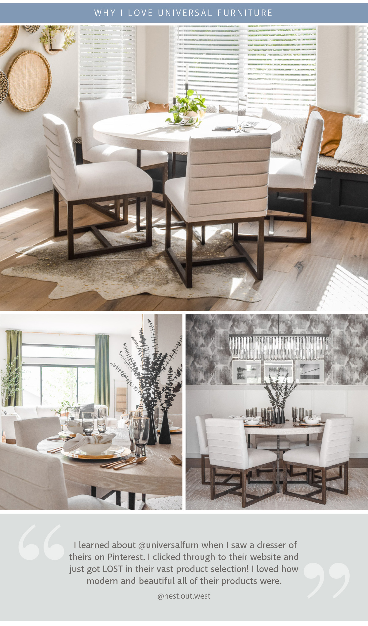 Why I love Universal Furniture