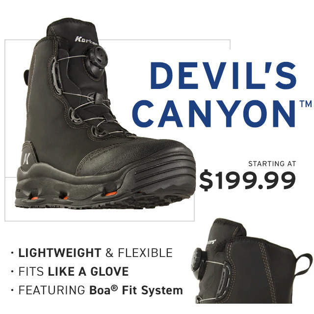 Shop Korkers Bestselling Devil's Canyon Fishing Boot - Shop Now
