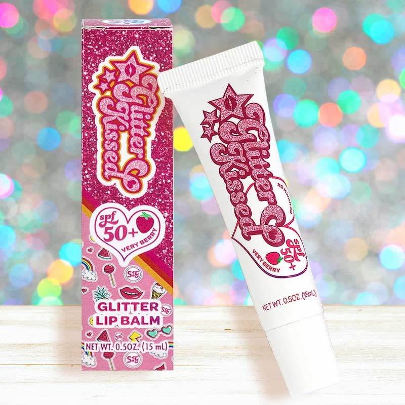 Image of Glitter Kissed SPF 50+ Berry Lip Gloss