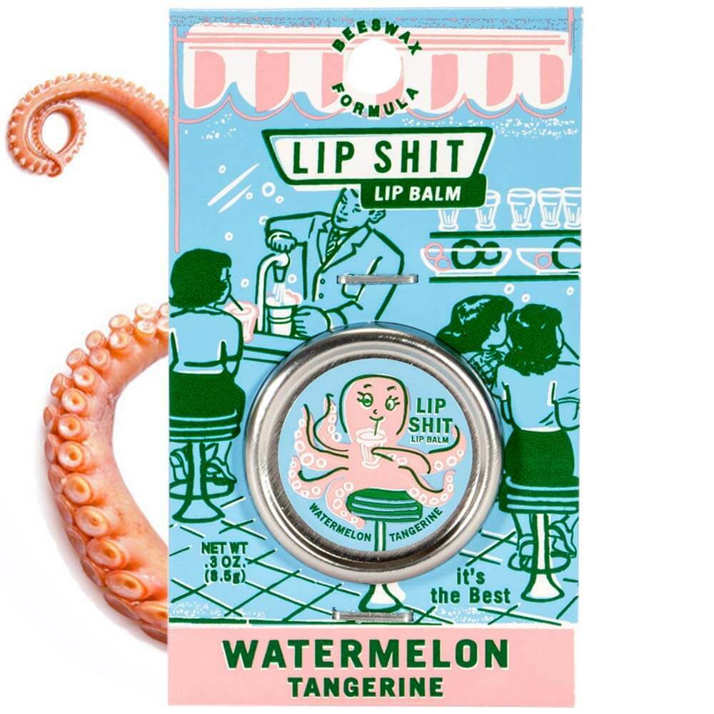 Image of Lip Shit Watermelon Tangerine Lip Balm