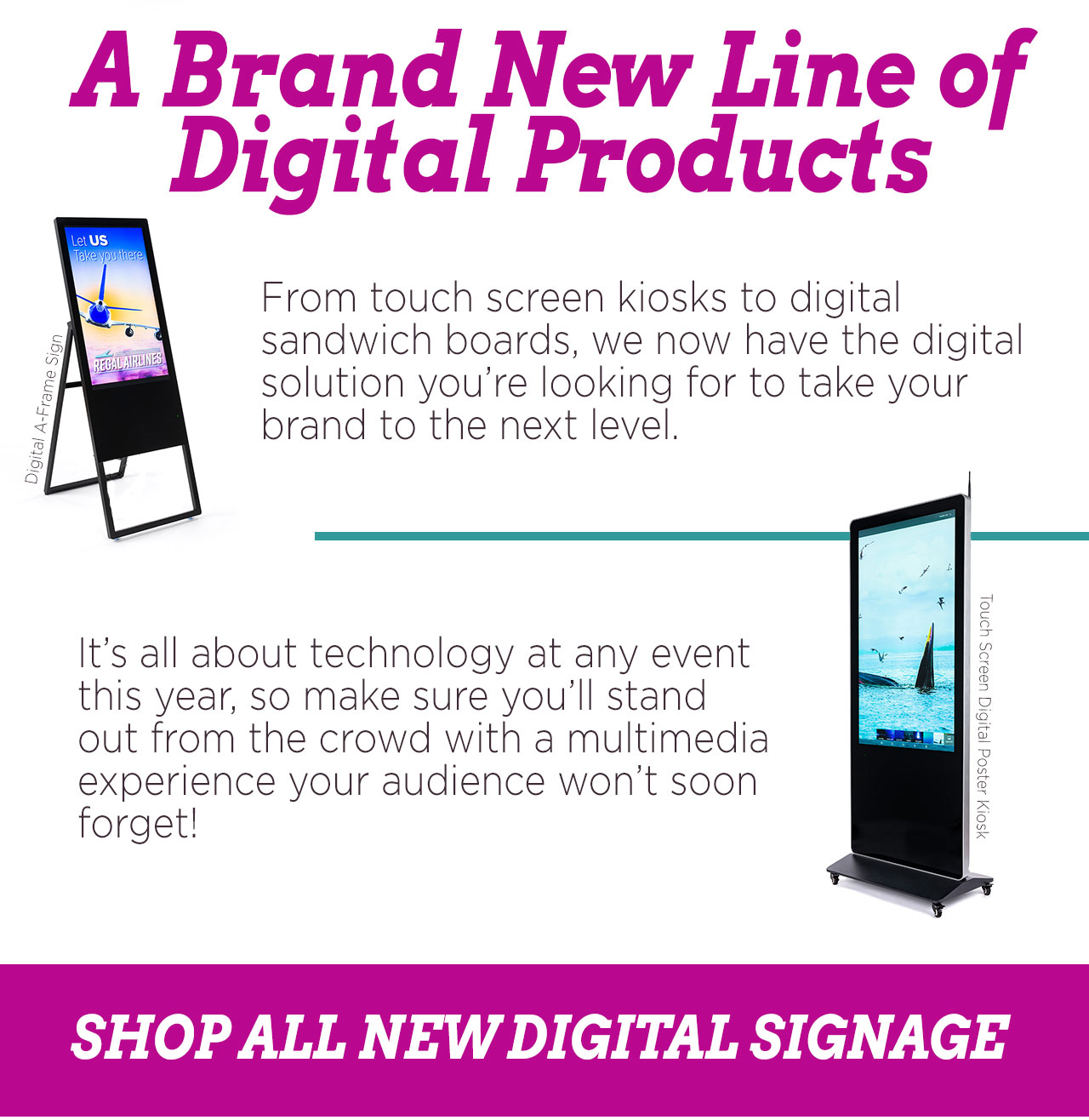 A Brand New Line of Digital Products