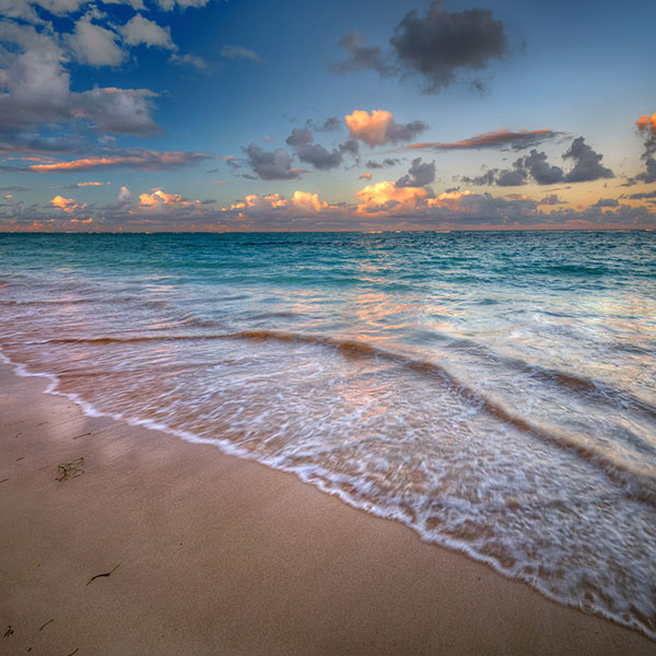 10 Things to Love about Delray Beach in Winter - Image shows a Beach wave