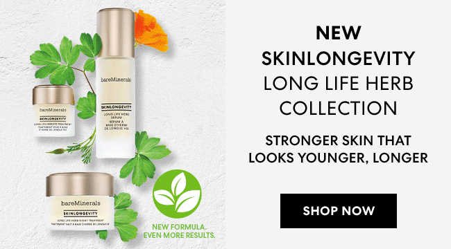 New Skinlongevity Long Life Herb Collection Stronger Skin That Looks Younger, Longer - Shop Now