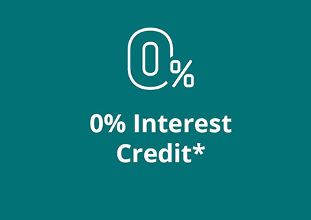 0% Interest credit