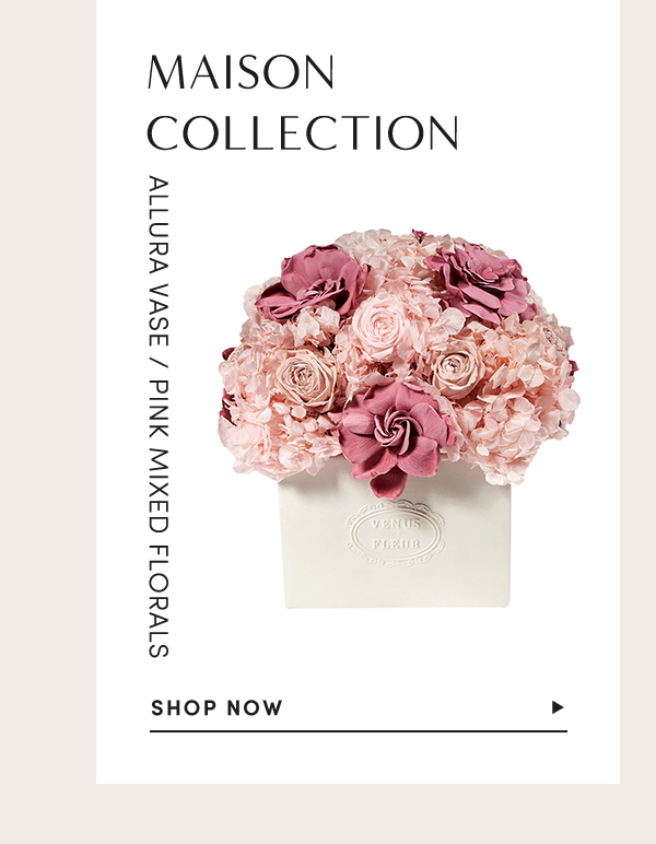 Maison Collection | Allura Vase / Pink Mixed Florals | SHOP NOW