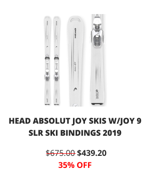 HEAD ABSOLUT JOY SKIS W/JOY 9 SLR SKI BINDINGS 2019