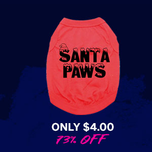 Santa Paws Dog Shirt - Red