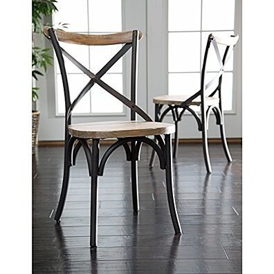 Trendy Set of 2 Urban Reclamation Deluxe Dining Chair by Walker Edison