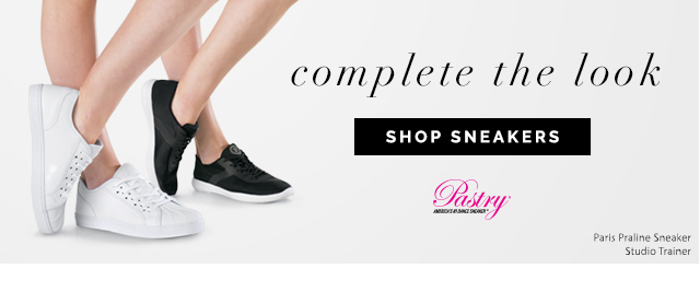 complete the look. shop sneakers