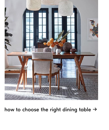 How to choose the right dining table