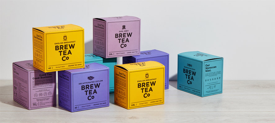 Boxes of Brew Tea